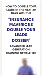 Mobile Screenshot of insurancemavericks.com