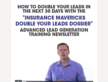 Tablet Screenshot of insurancemavericks.com